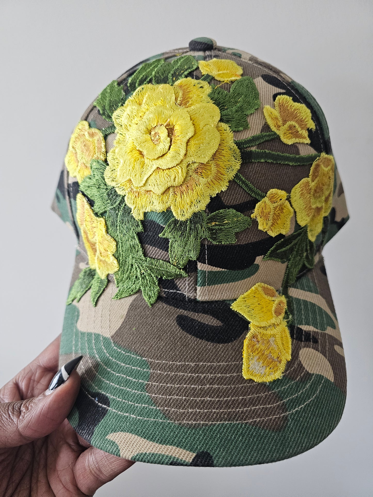 Floral Appliqué Cap