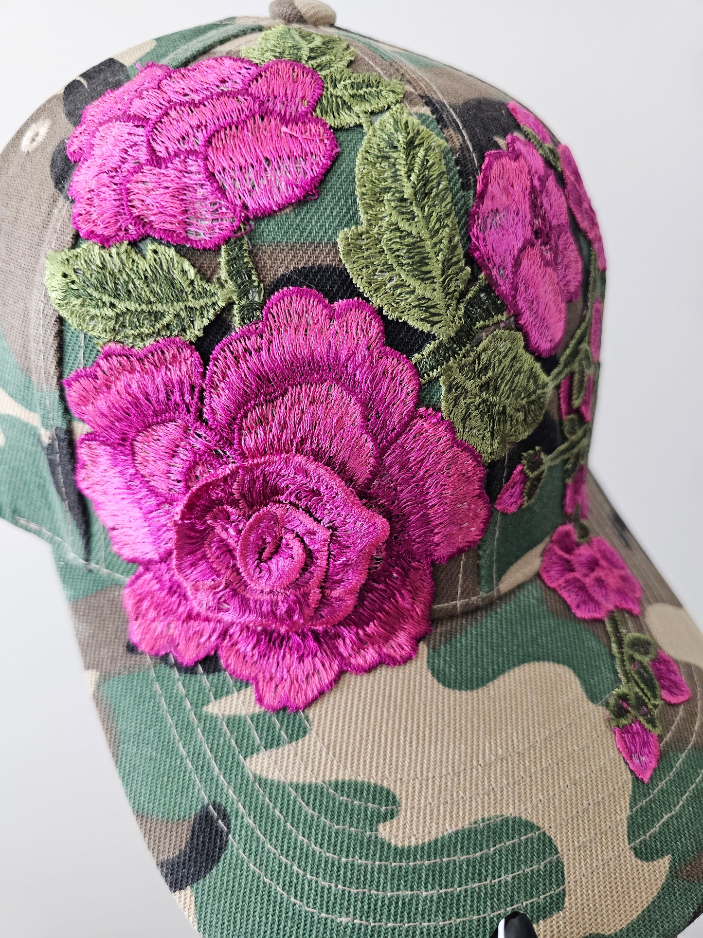 Floral Appliqué Cap