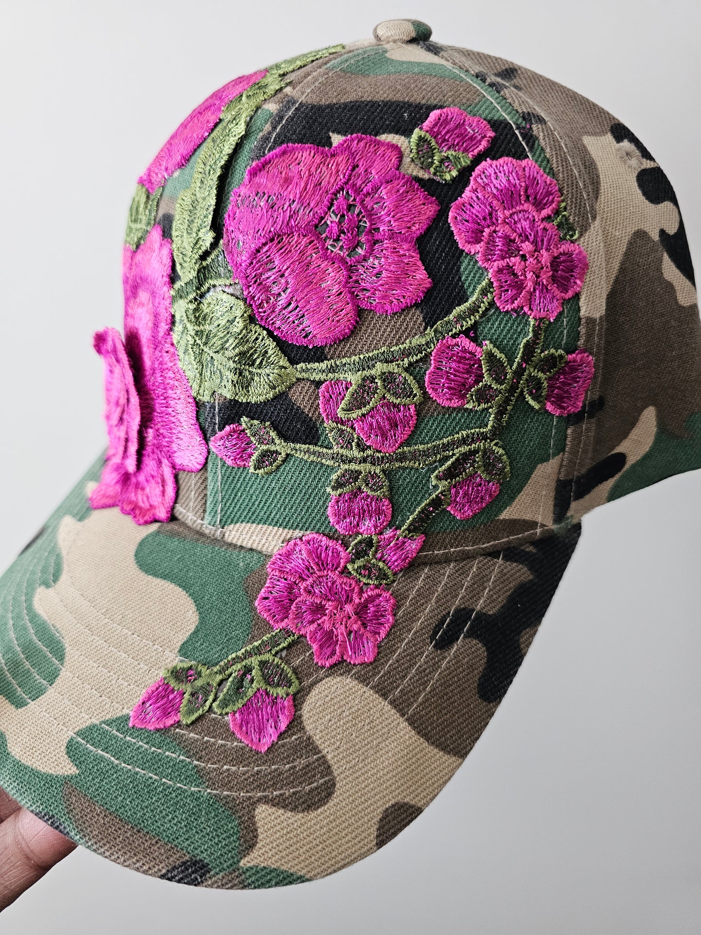 Floral Appliqué Cap