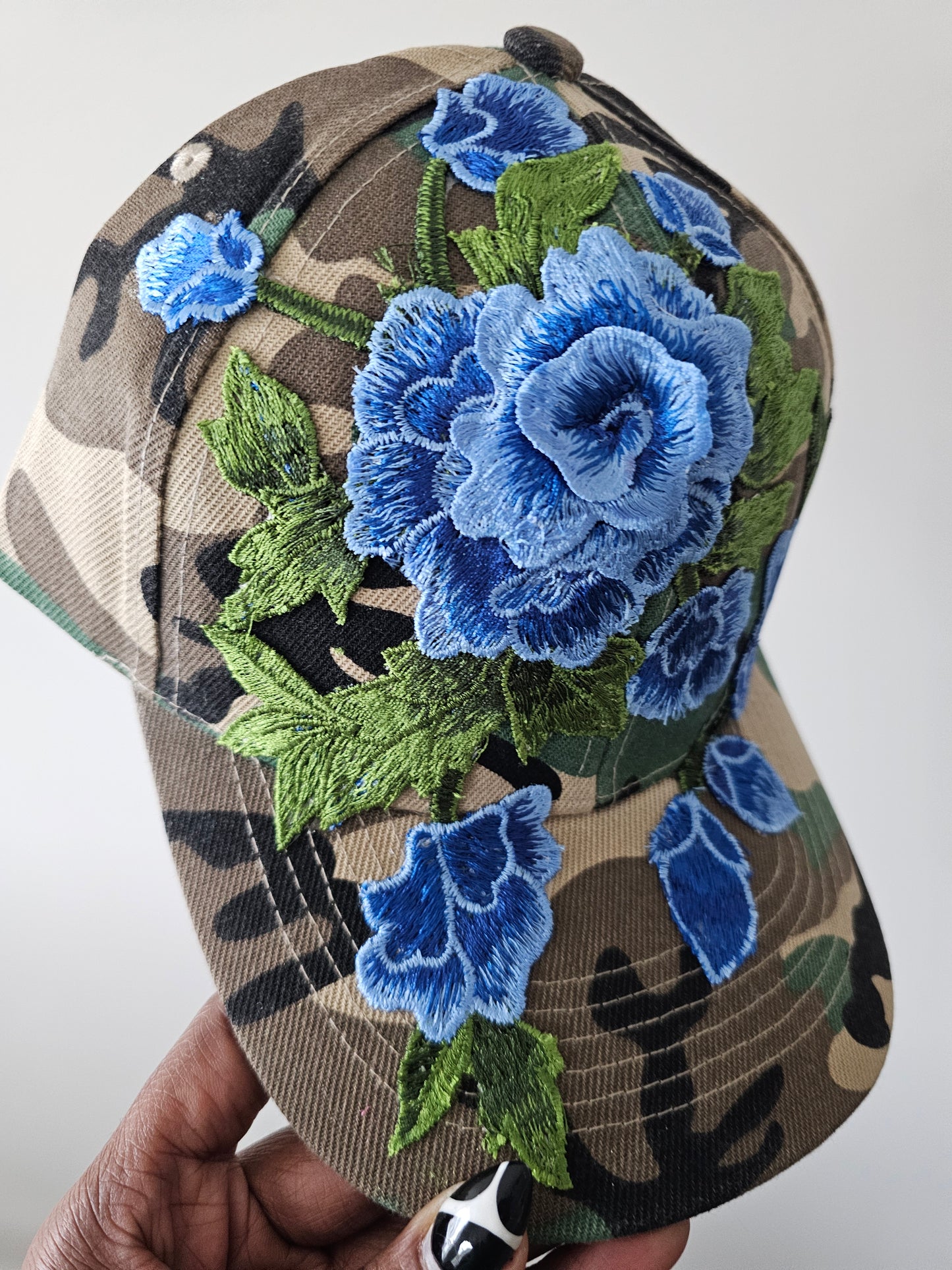 Floral Appliqué Cap