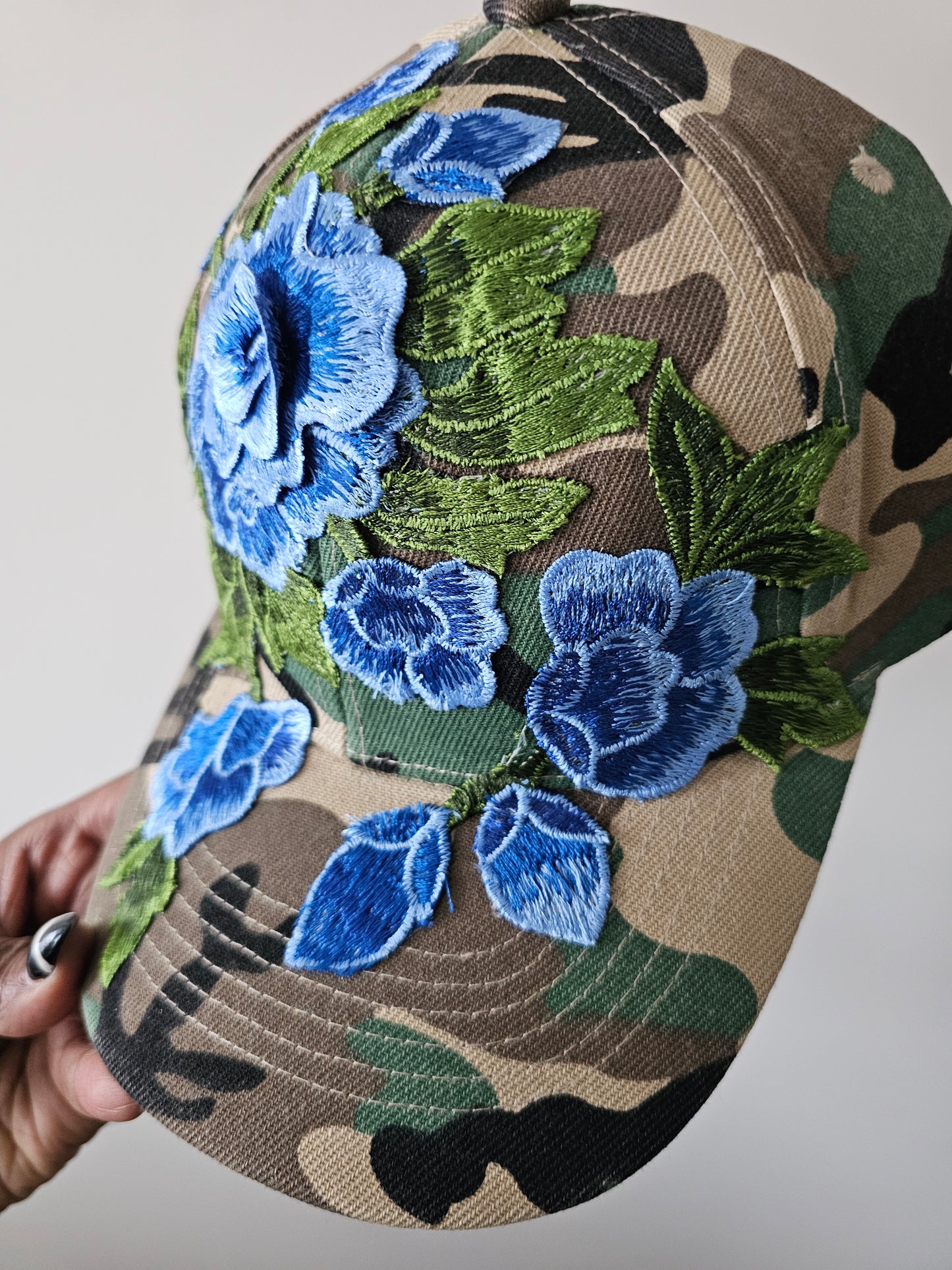 Floral Appliqué Cap
