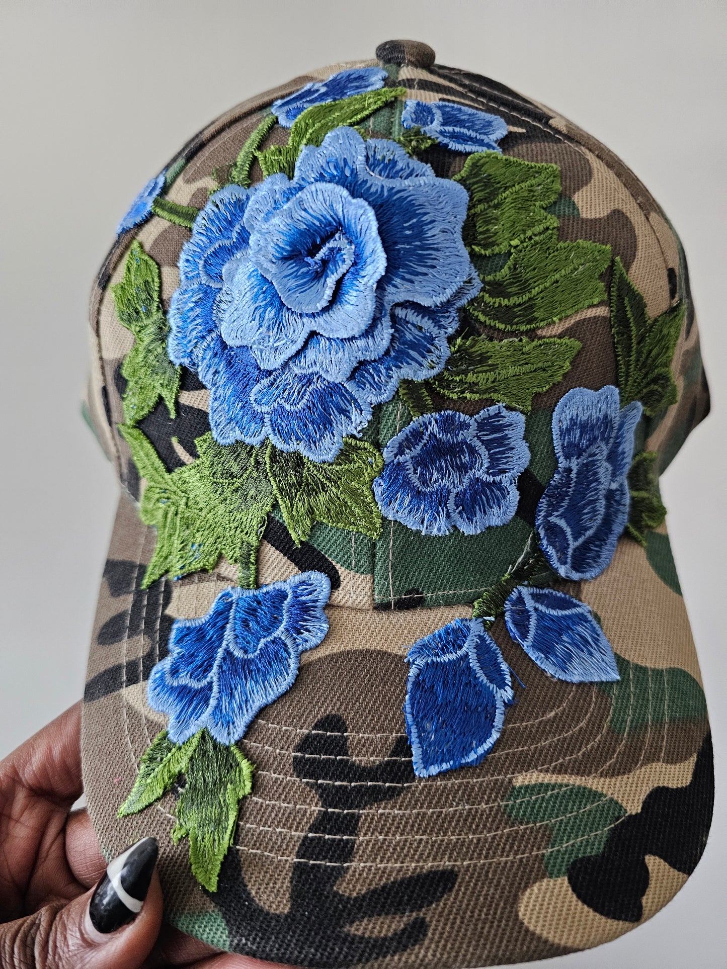 Floral Appliqué Cap