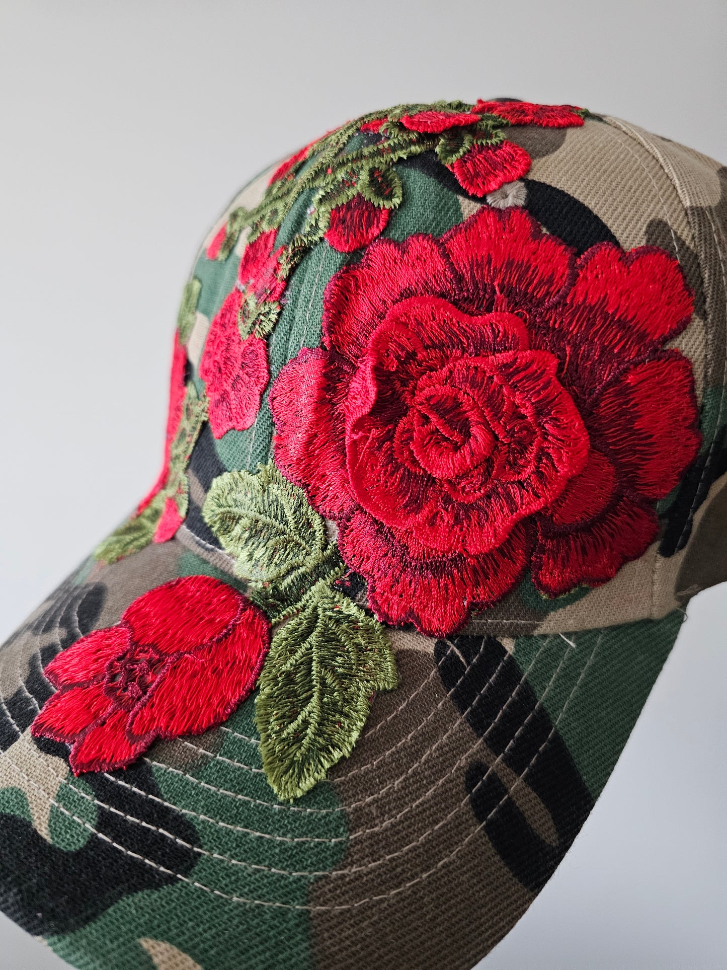 Floral Appliqué Cap