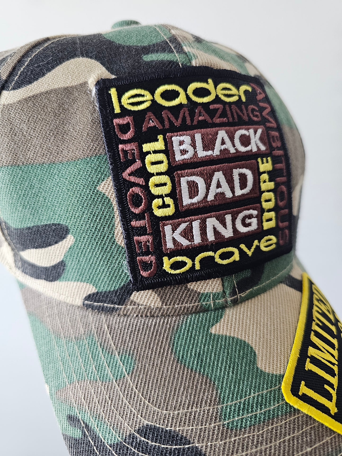 Black Dad LE Camo Cap