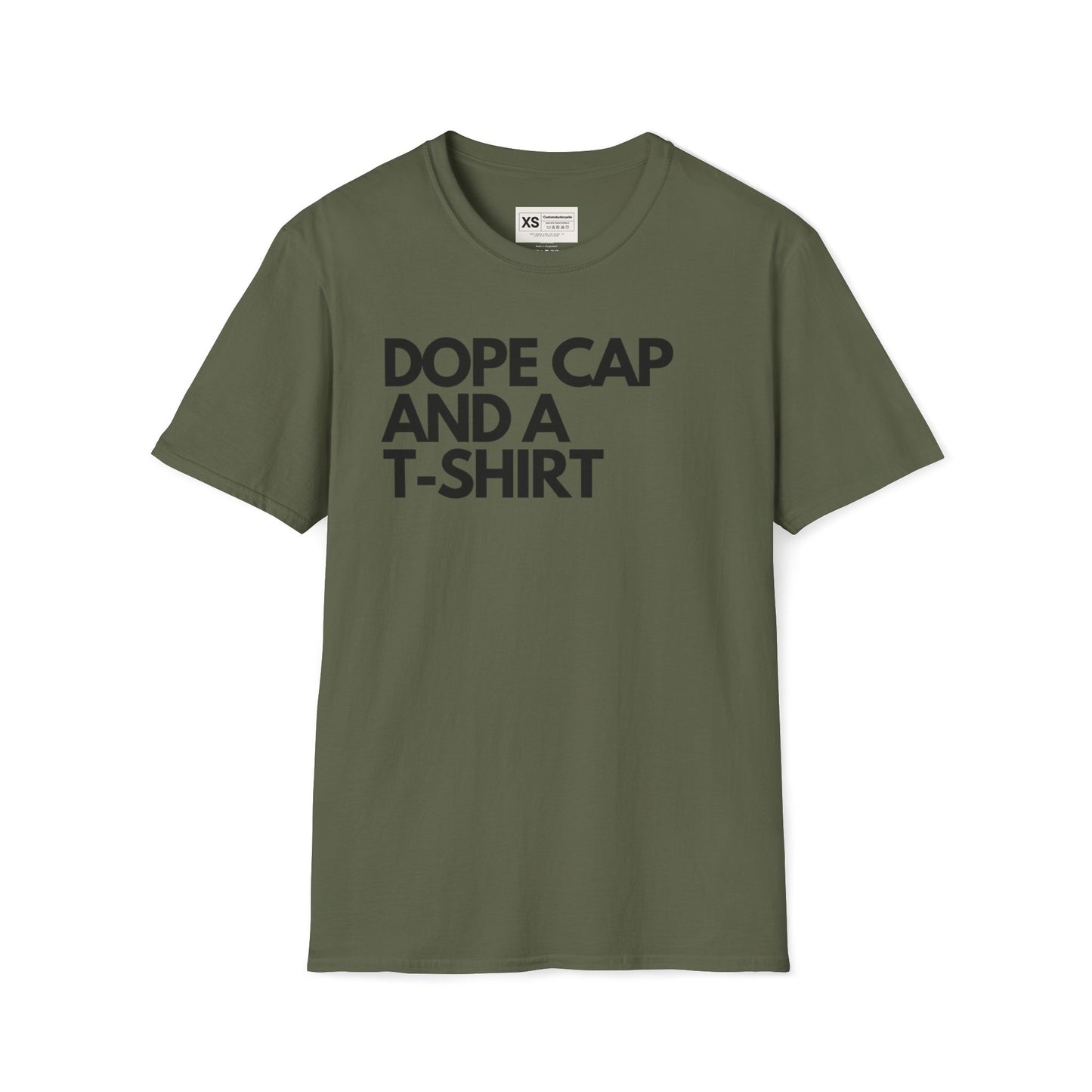 Dope Cap And A T-shirt Soft Unisex Tshirt