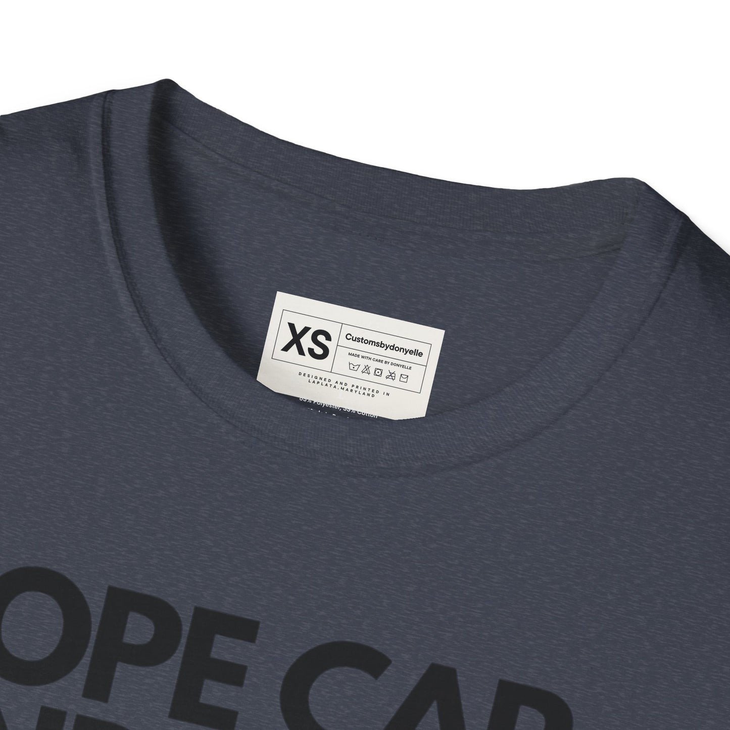 Dope Cap And A T-shirt Soft Unisex Tshirt