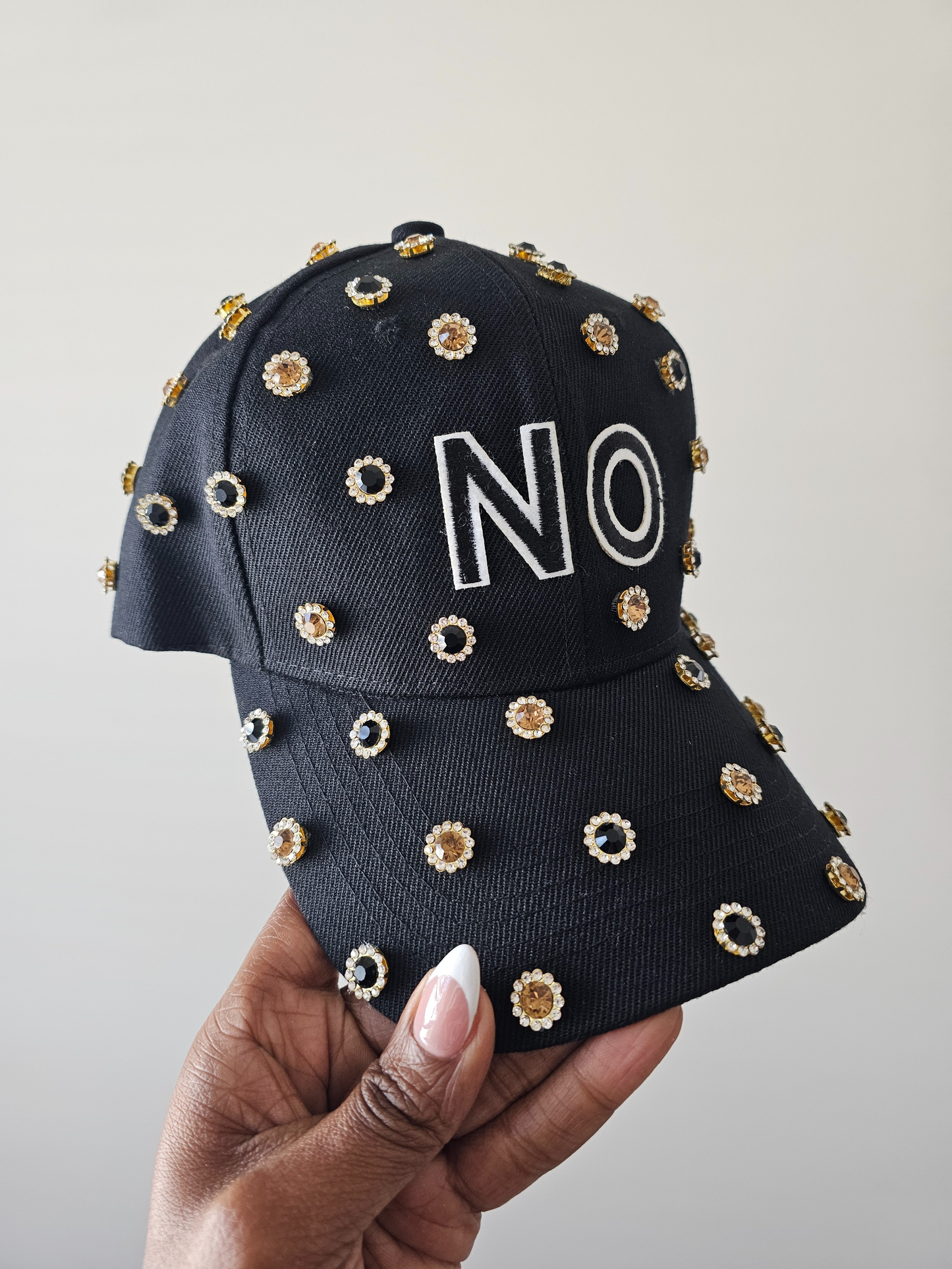 Custom (Letters) Bling Baseball Cap