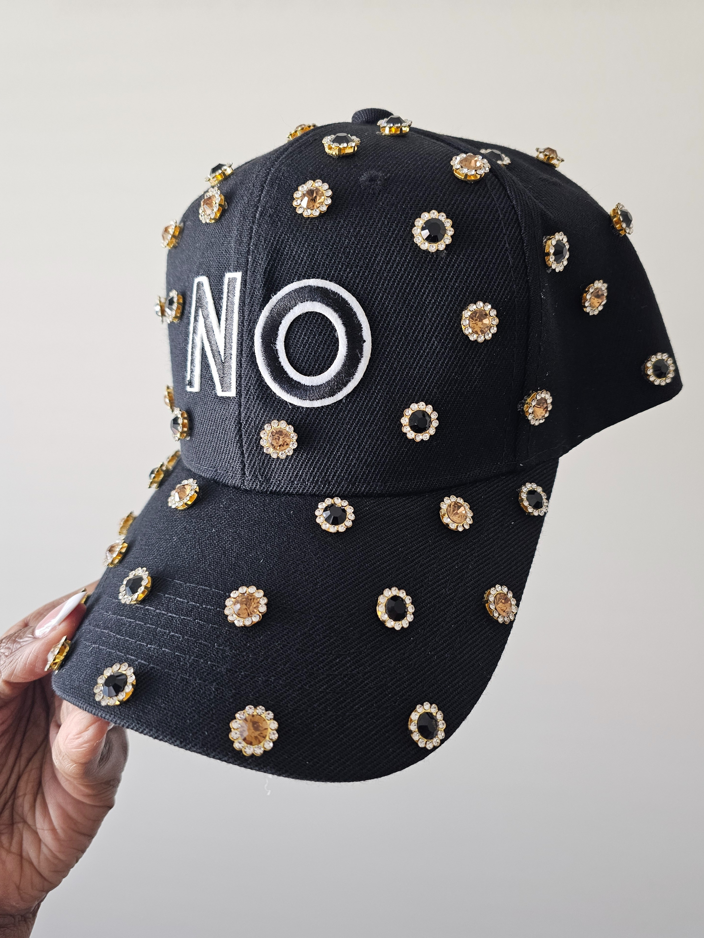 Custom (Letters) Bling Baseball Cap