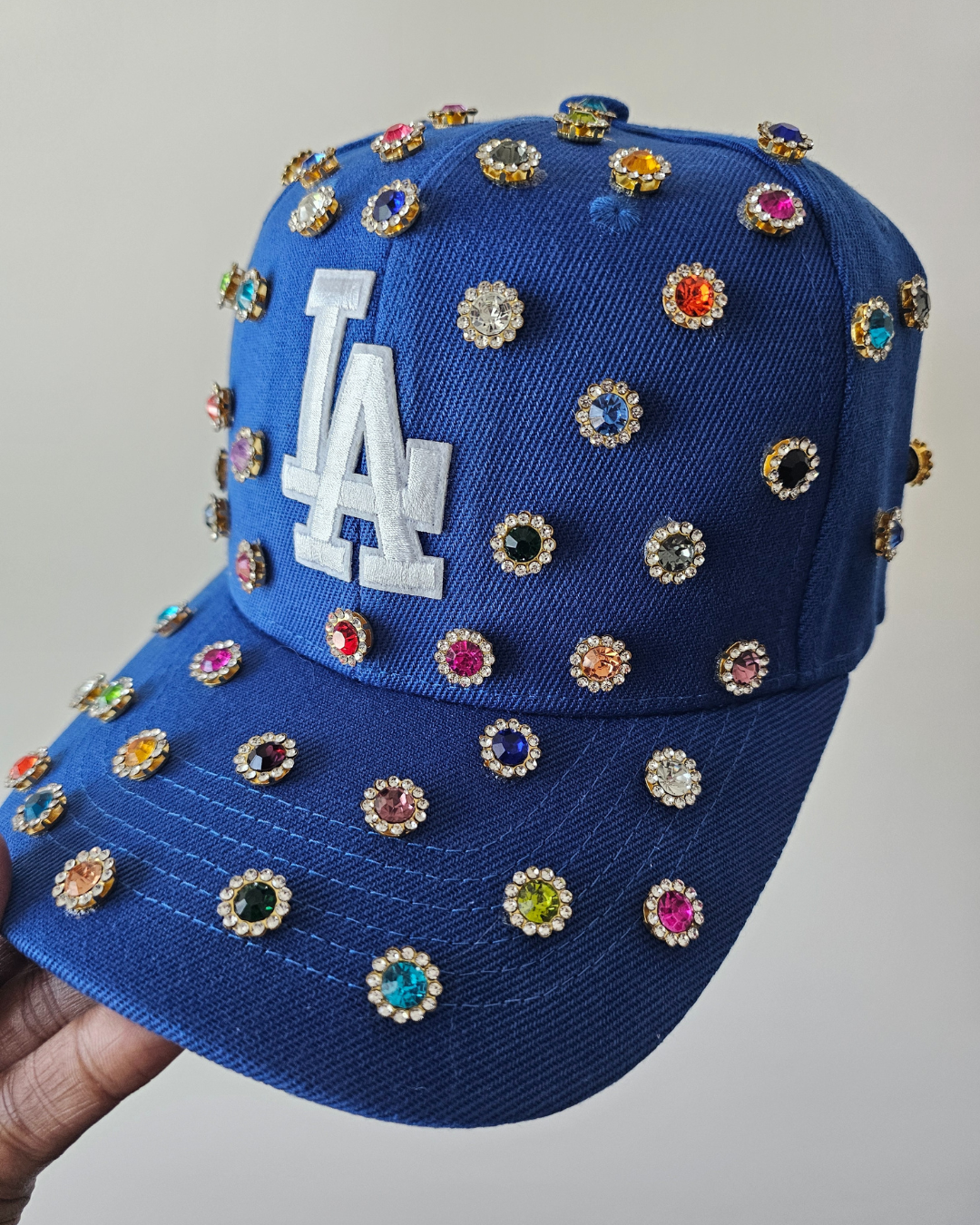 Custom (Letters) Bling Baseball Cap