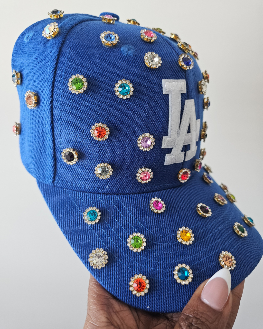 Custom (Letters) Bling Baseball Cap