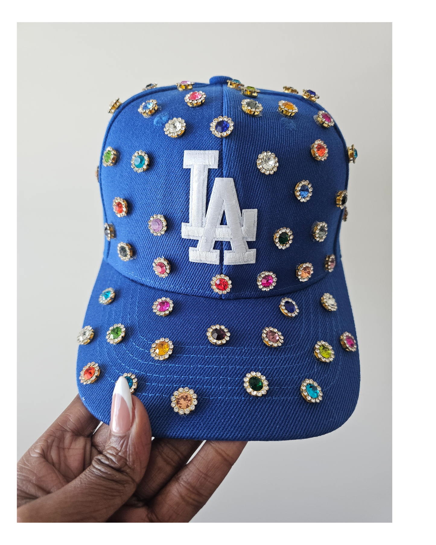 Custom (Letters) Bling Baseball Cap