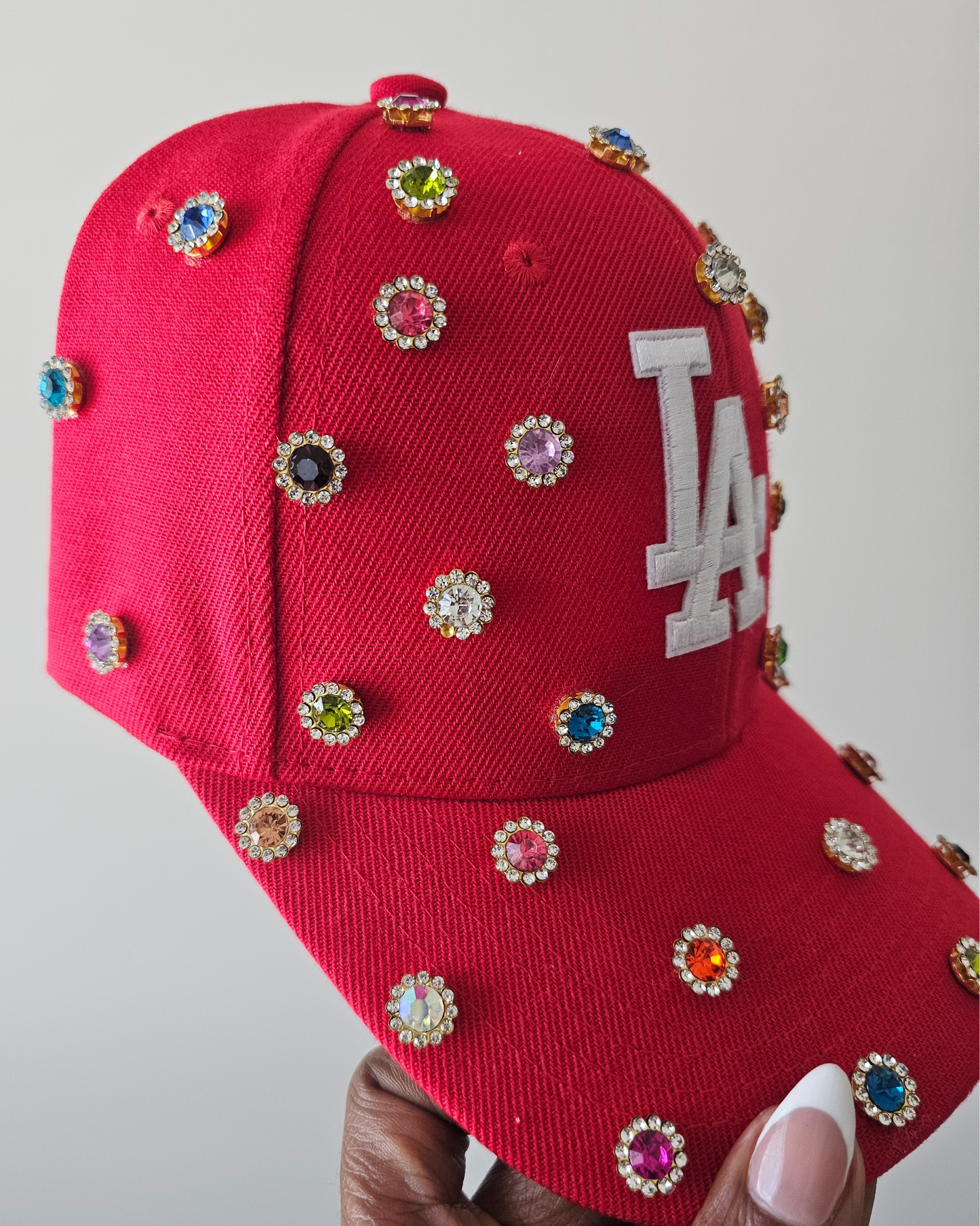 Custom (Letters) Bling Baseball Cap