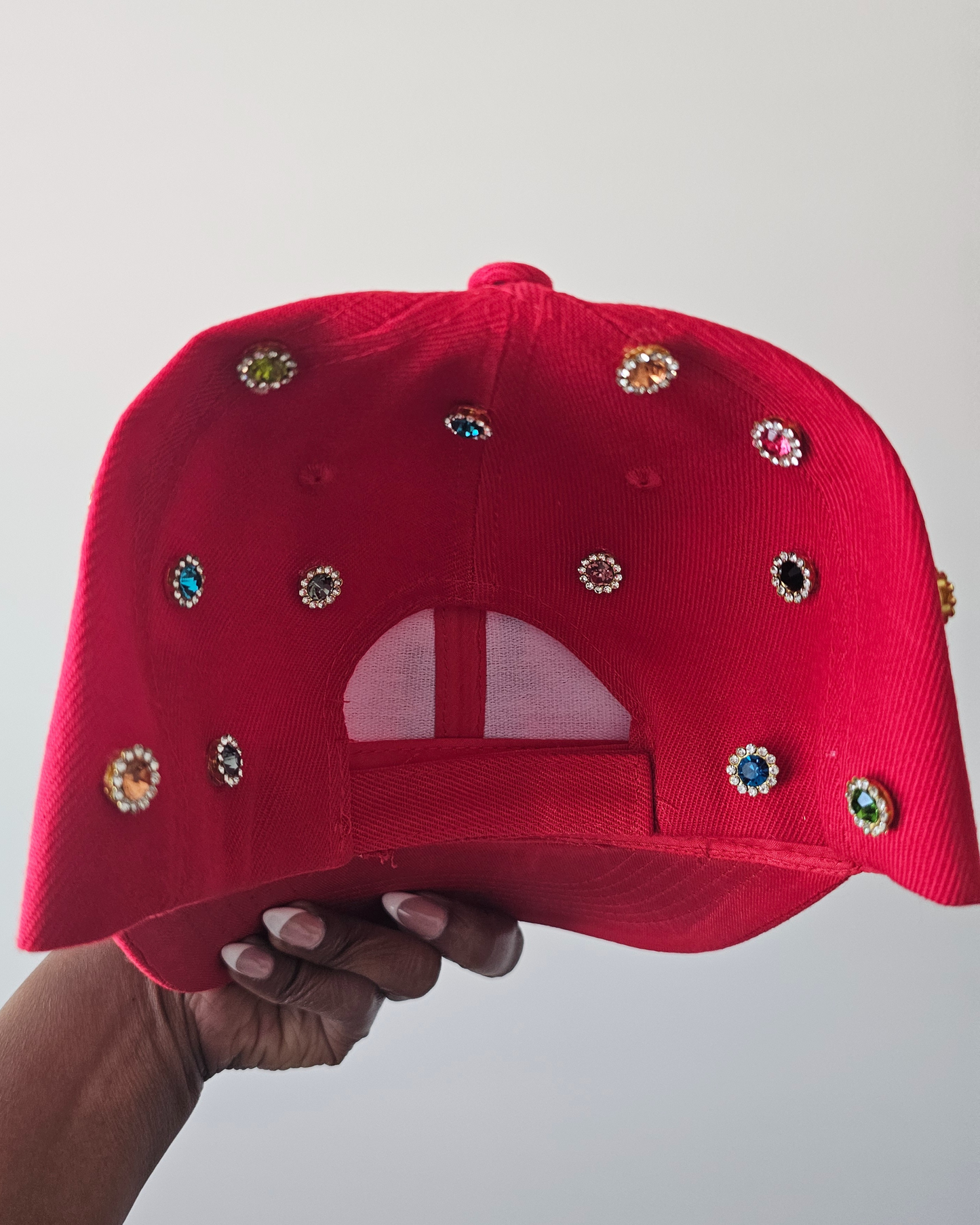 Custom (Letters) Bling Baseball Cap