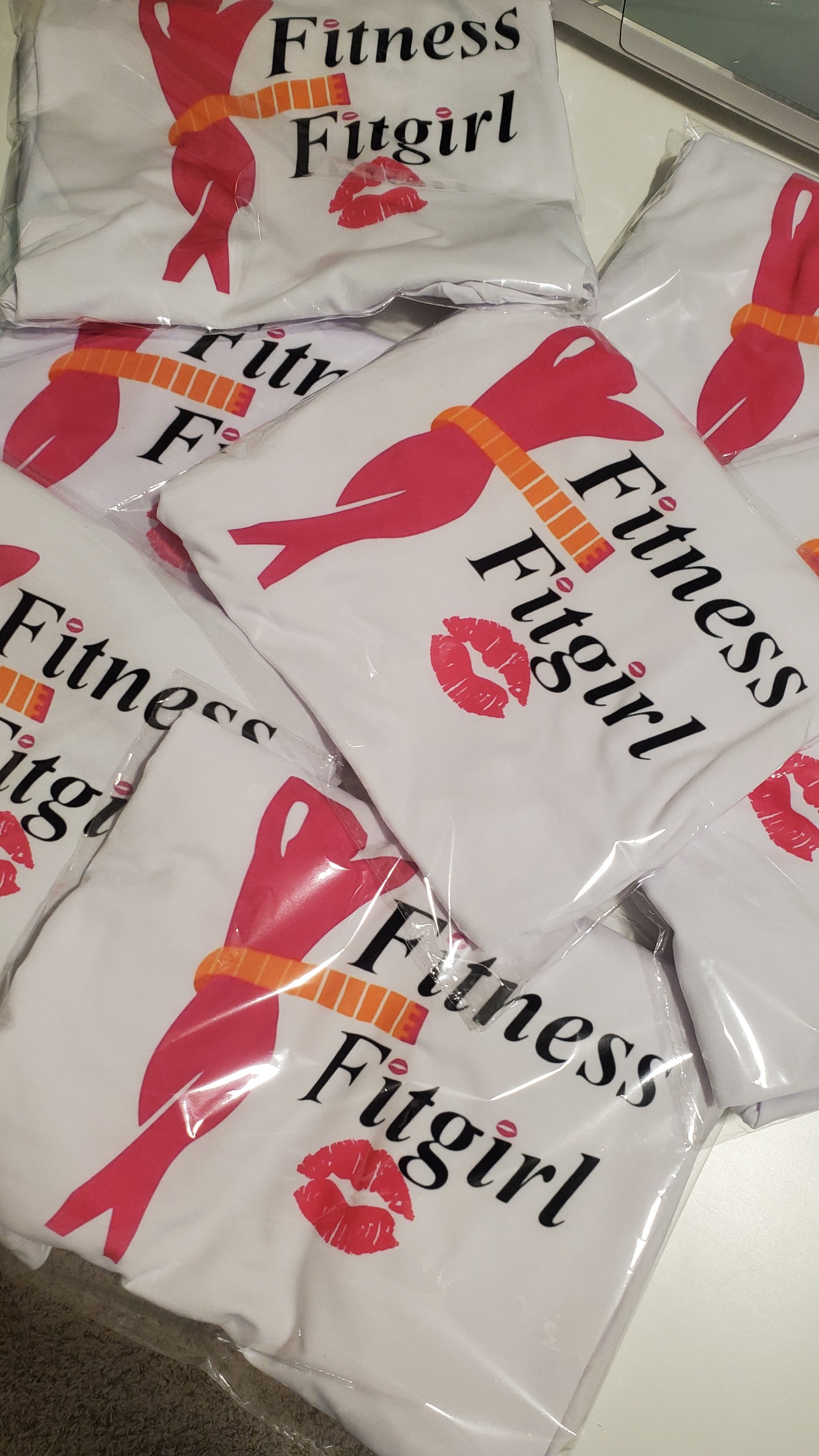 Fitness Fitgirl Tshirt V-neck