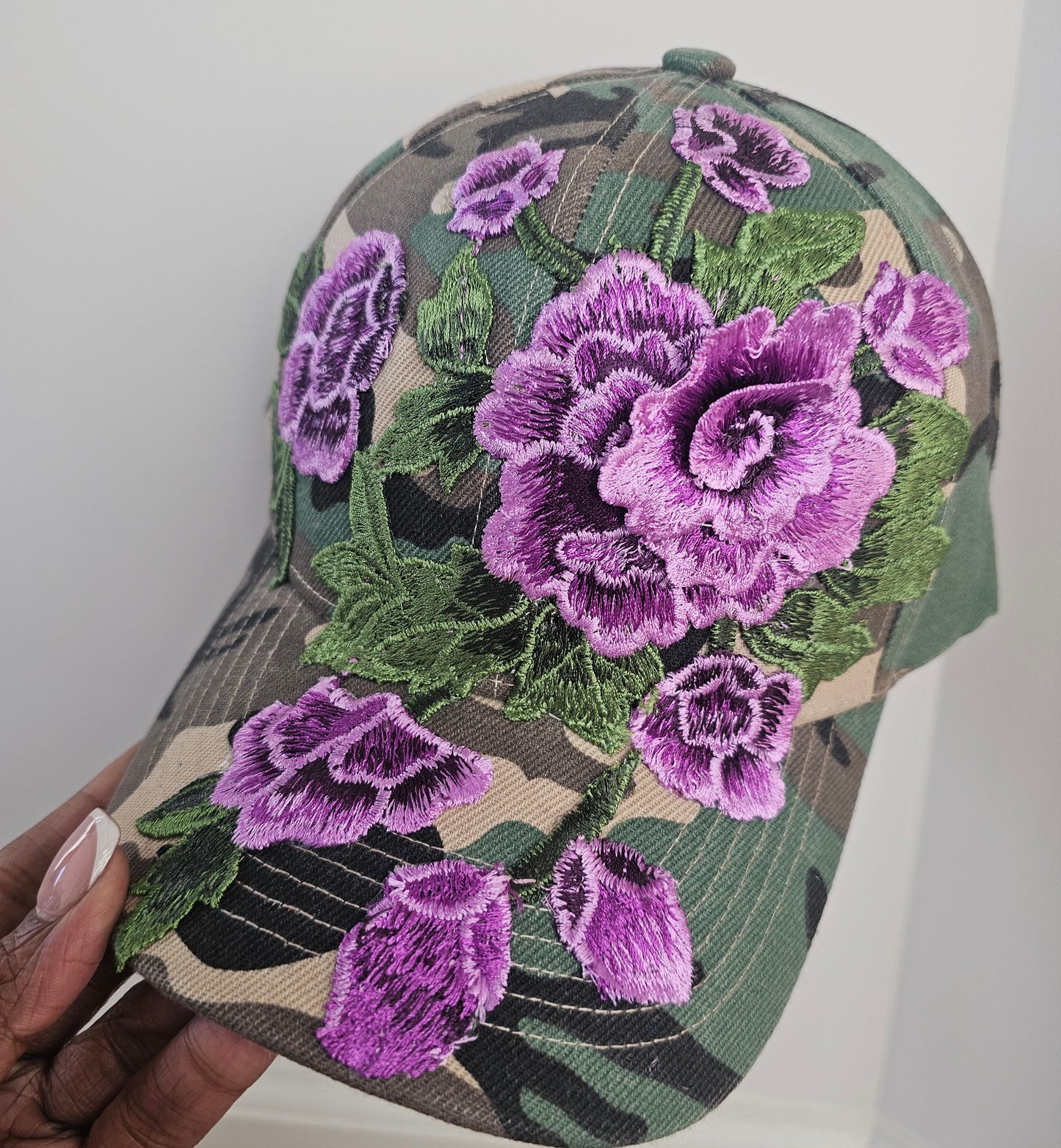Floral Appliqué Cap