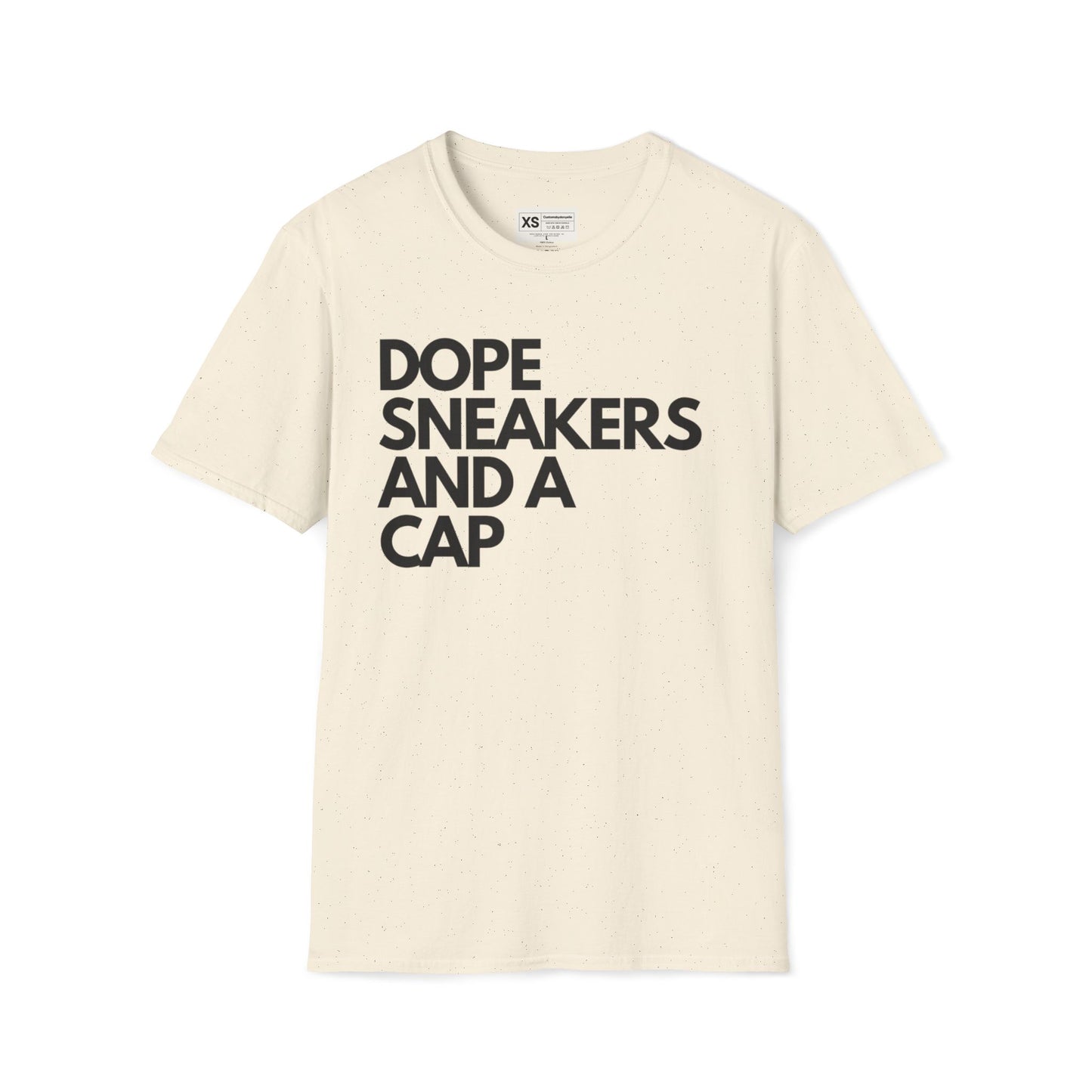 Dope Sneakers And A Cap Unisex Softstyle T-Shirt