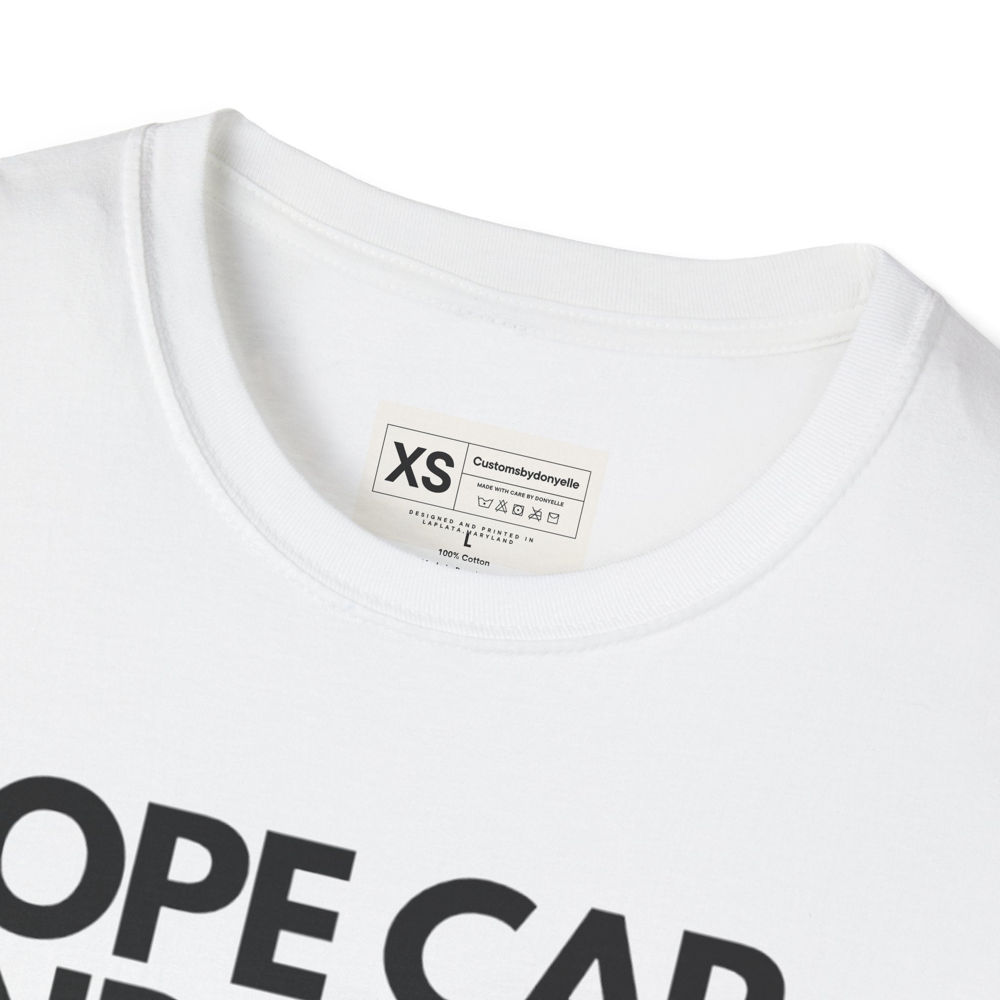 Dope Cap And A T-shirt Soft Unisex Tshirt