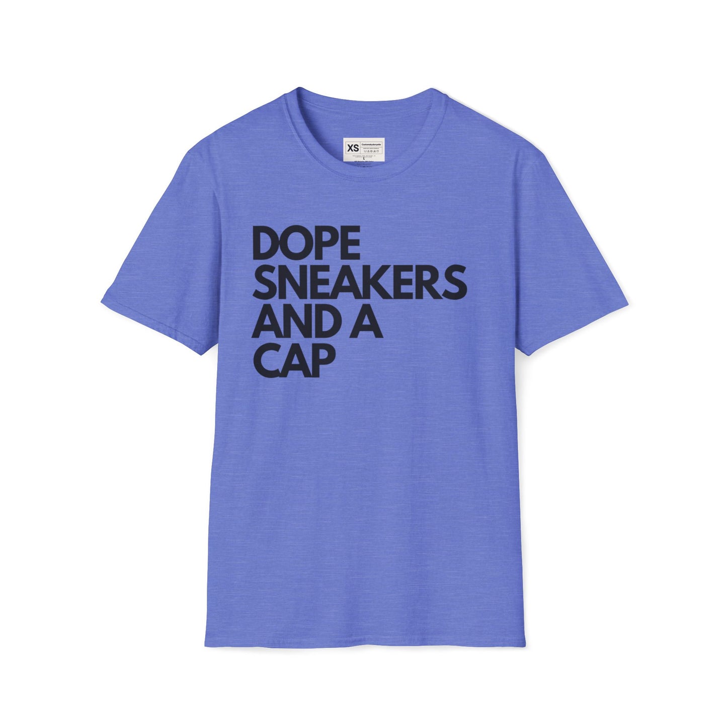 Dope Sneakers And A Cap Unisex Softstyle T-Shirt