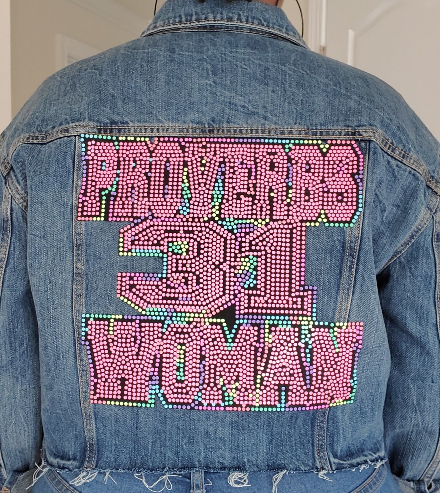 Custom Denim Bling Jacket