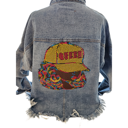 Custom Denim Bling Jacket