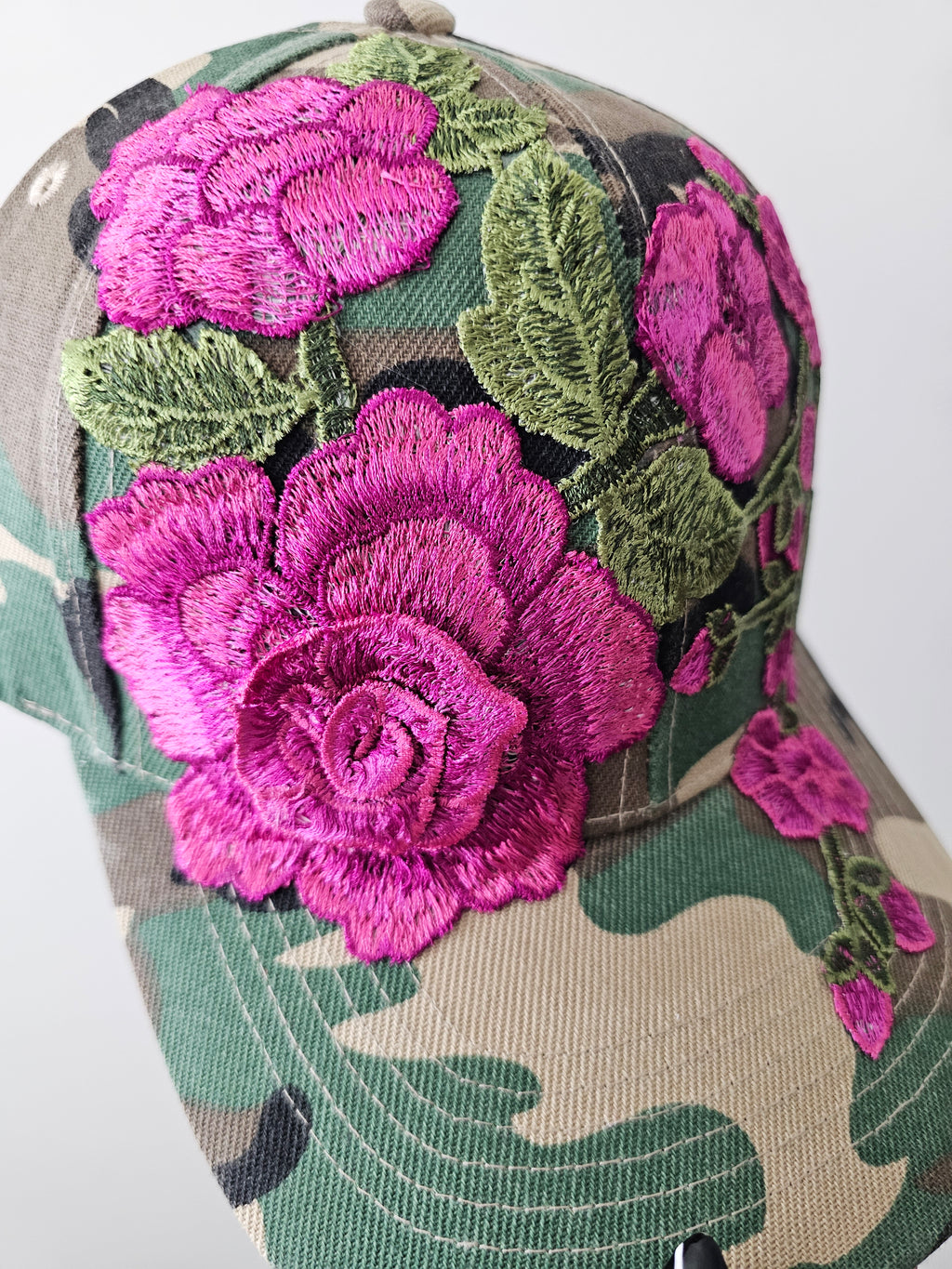 Floral Appliqué Cap