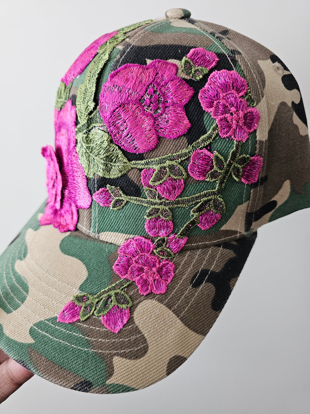 Floral Appliqué Cap