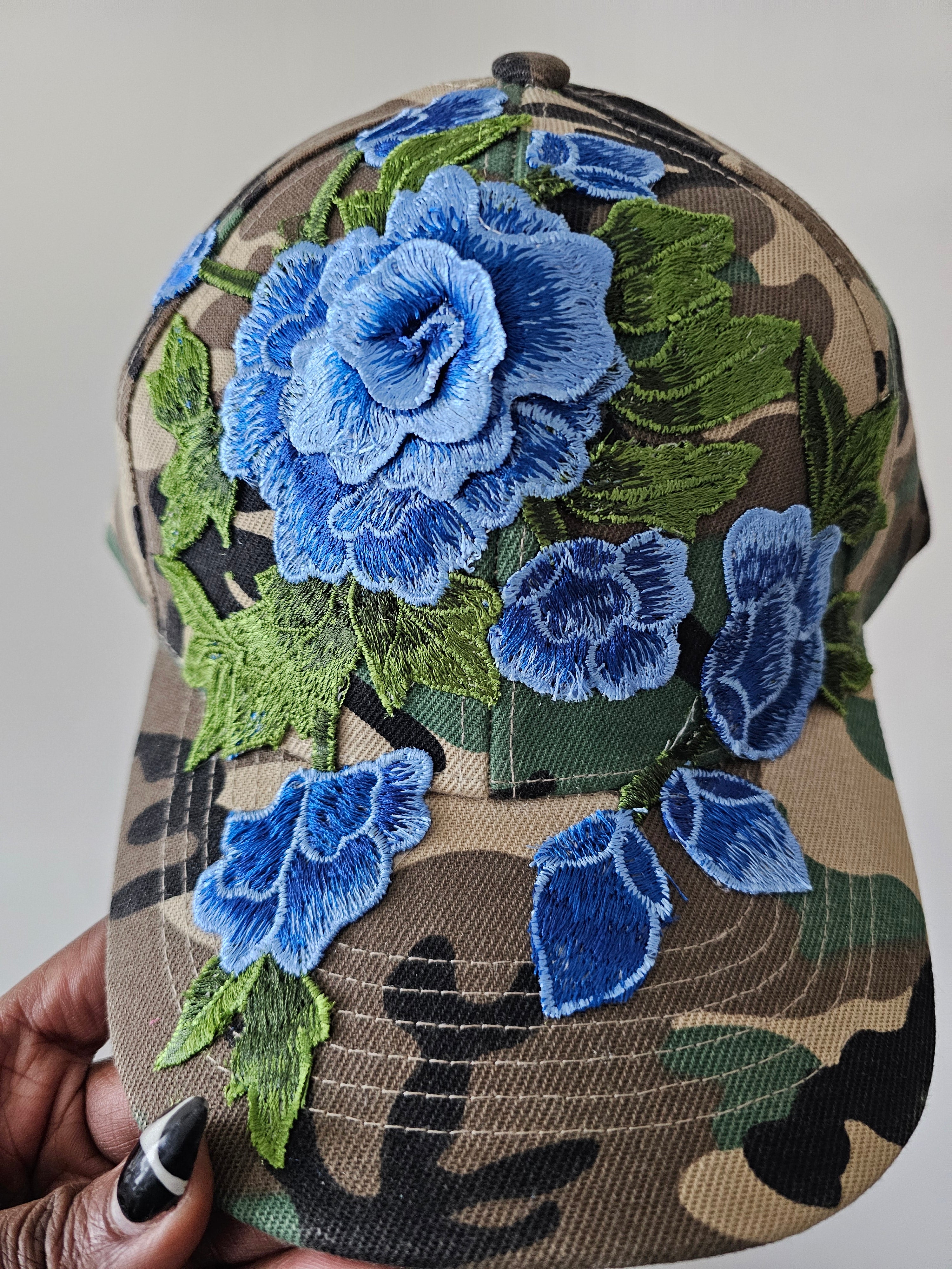 Floral Appliqué Cap