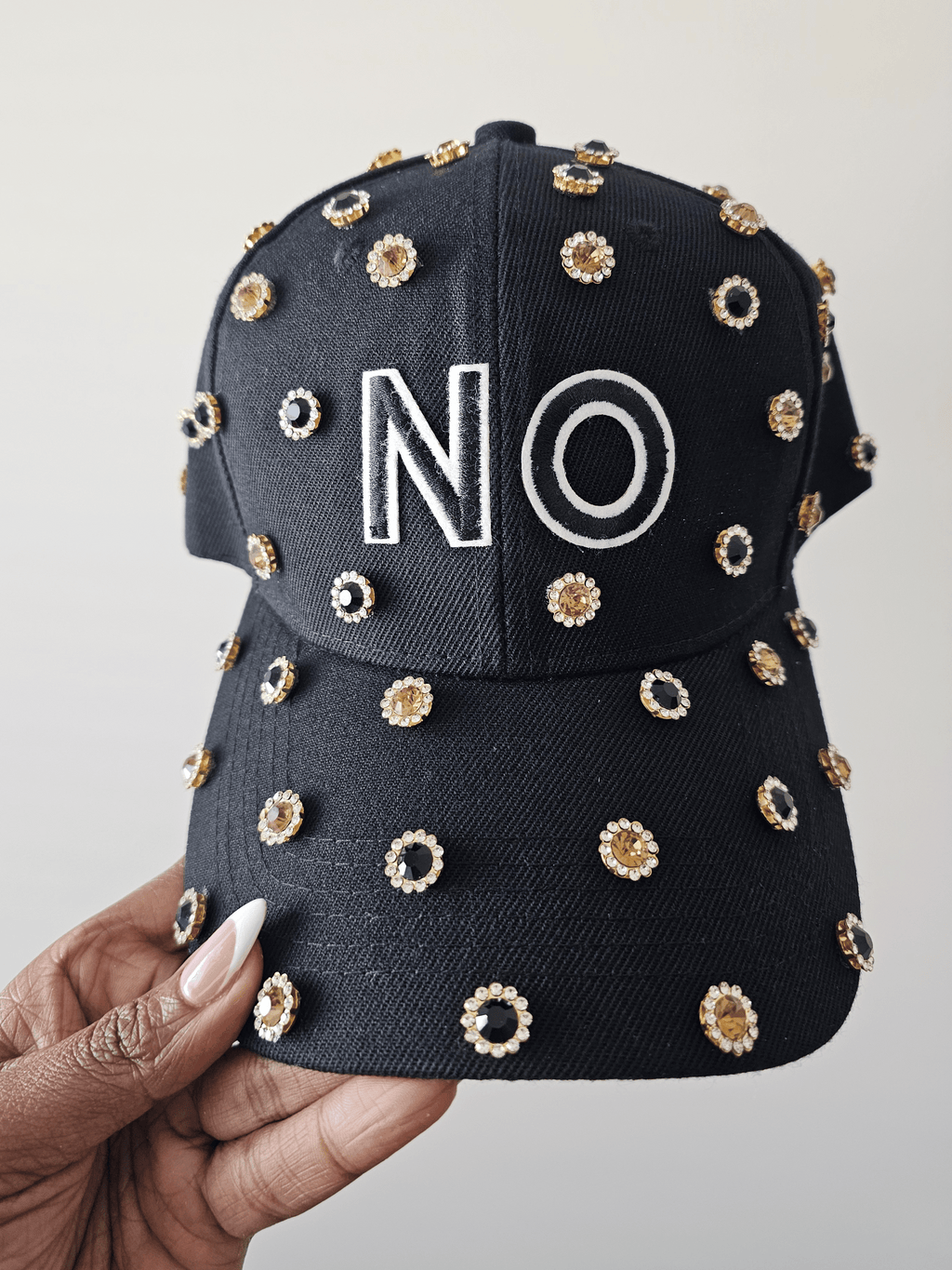 Custom (Letters) Bling Baseball Cap