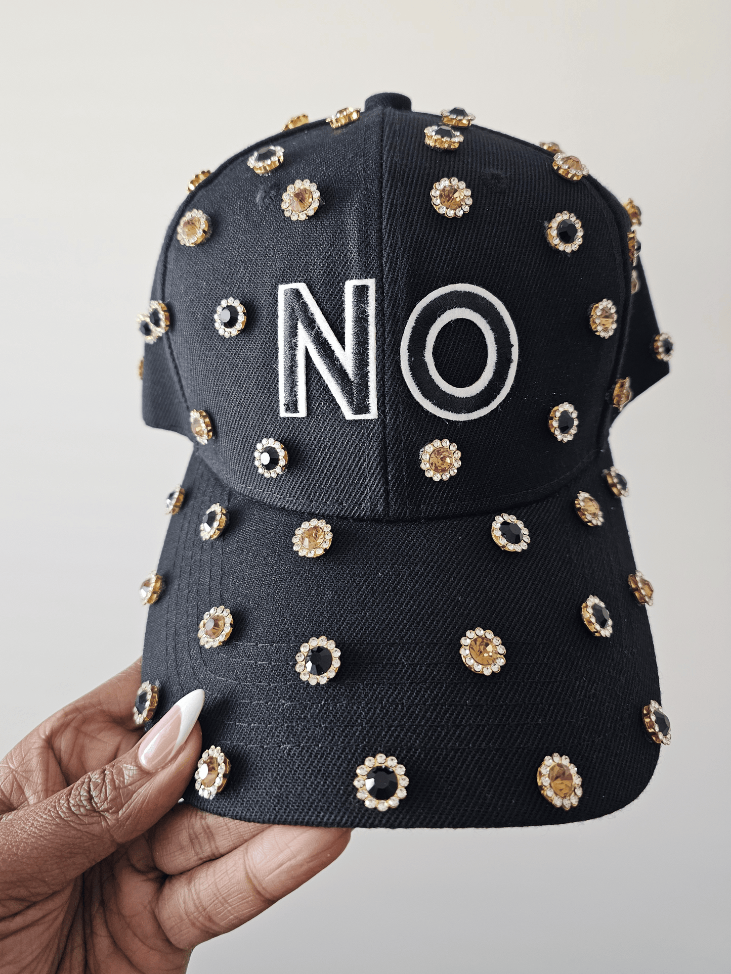 Custom (Letters) Bling Baseball Cap