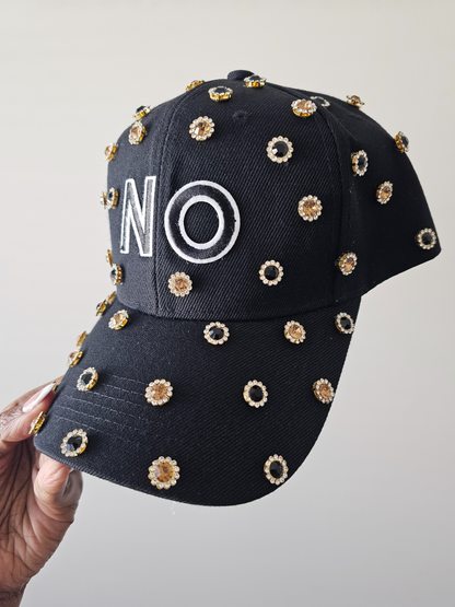 Custom (Letters) Bling Baseball Cap