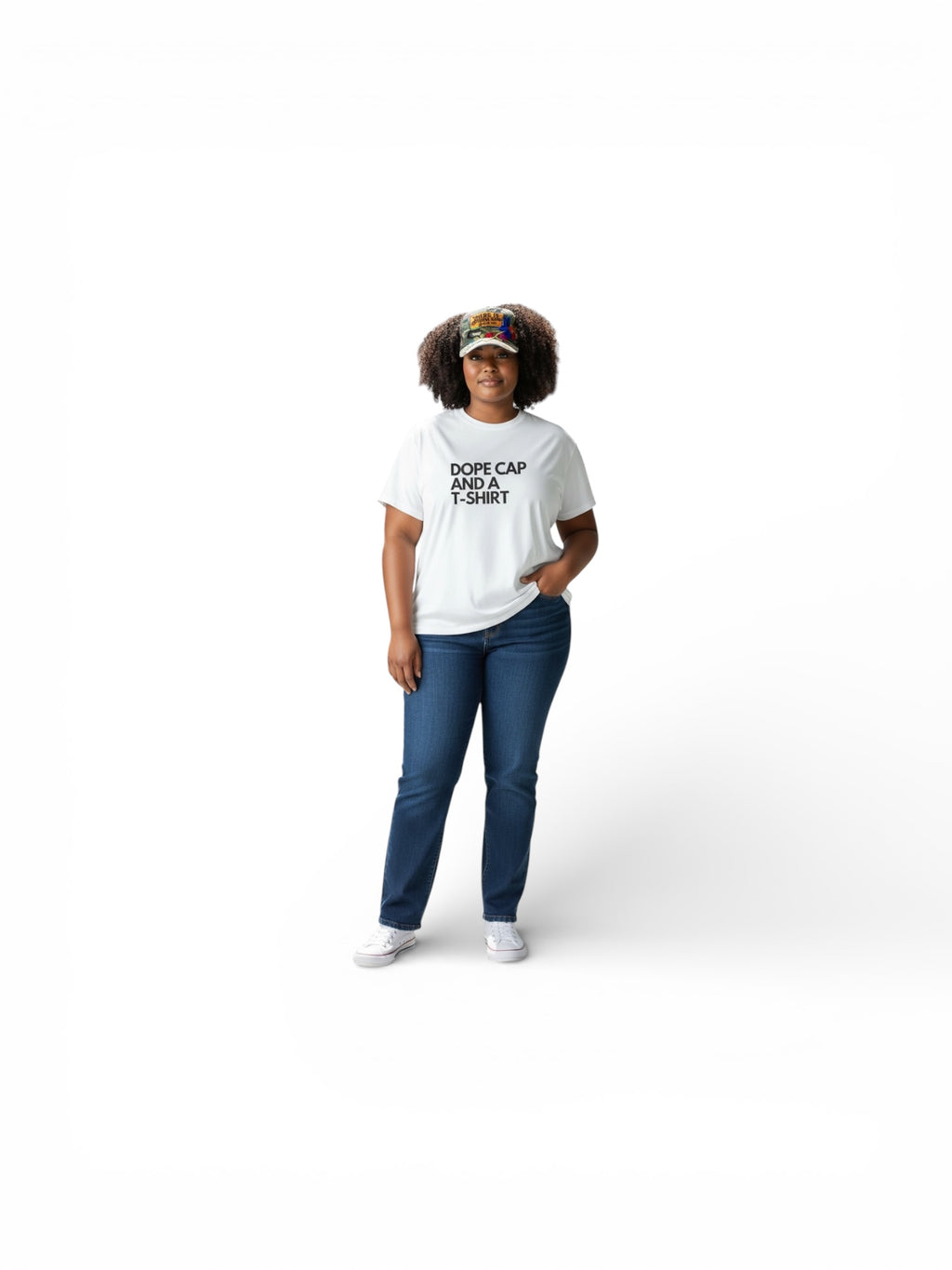 Dope Cap And A T-shirt Soft Unisex Tshirt