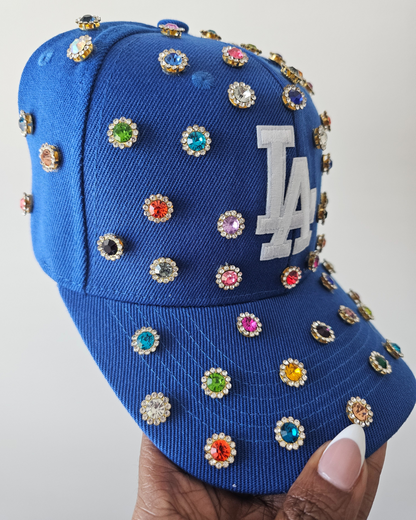 Custom (Letters) Bling Baseball Cap