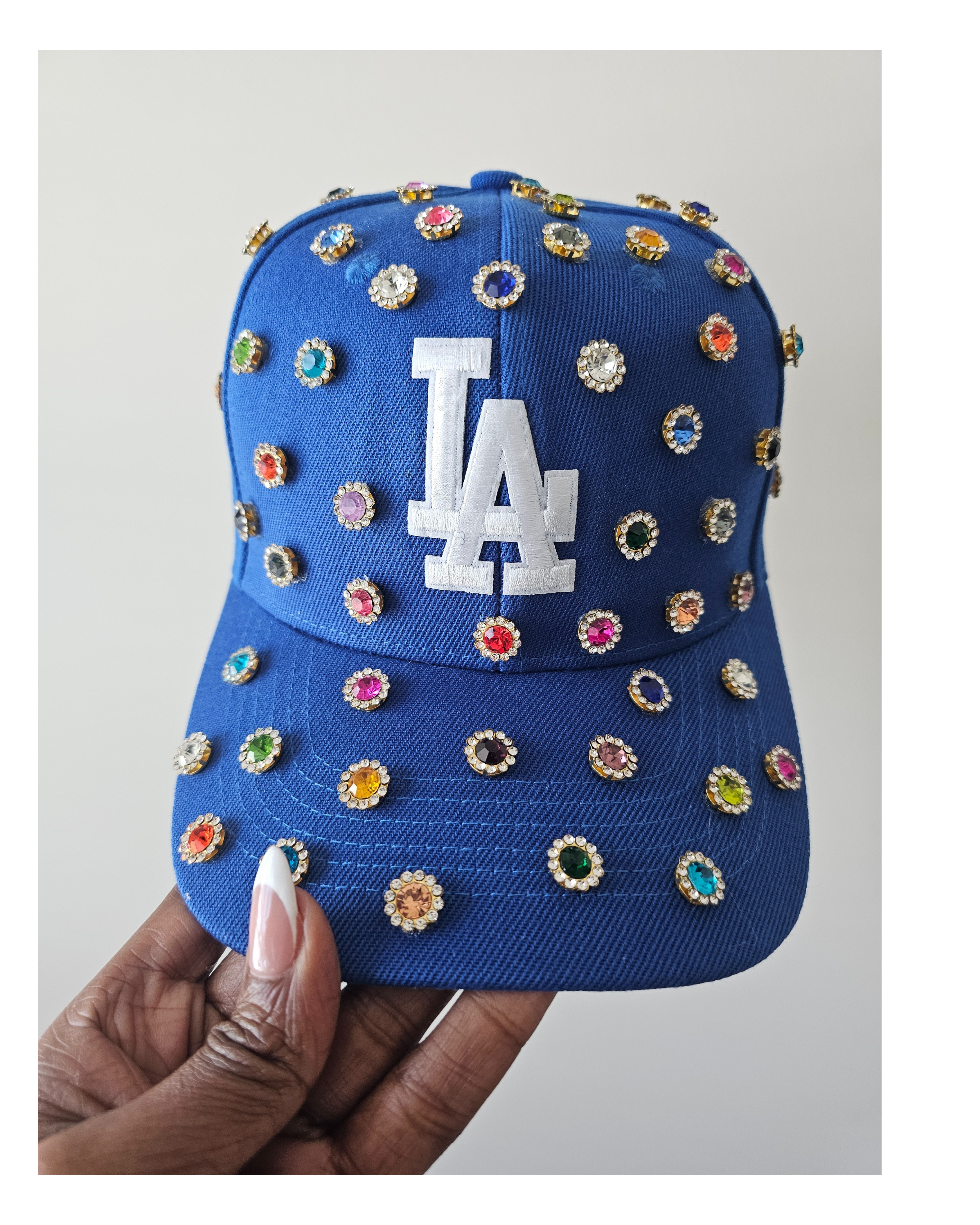 Custom (Letters) Bling Baseball Cap