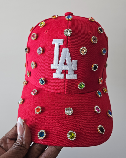 Custom (Letters) Bling Baseball Cap