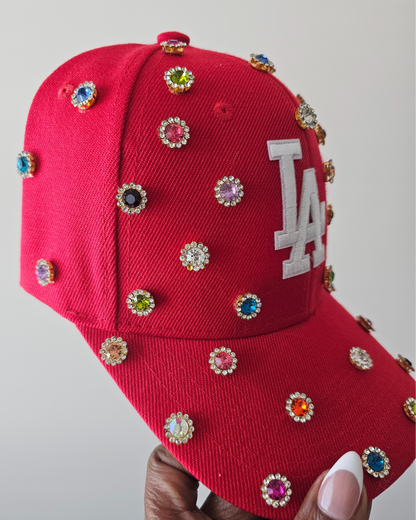 Custom (Letters) Bling Baseball Cap