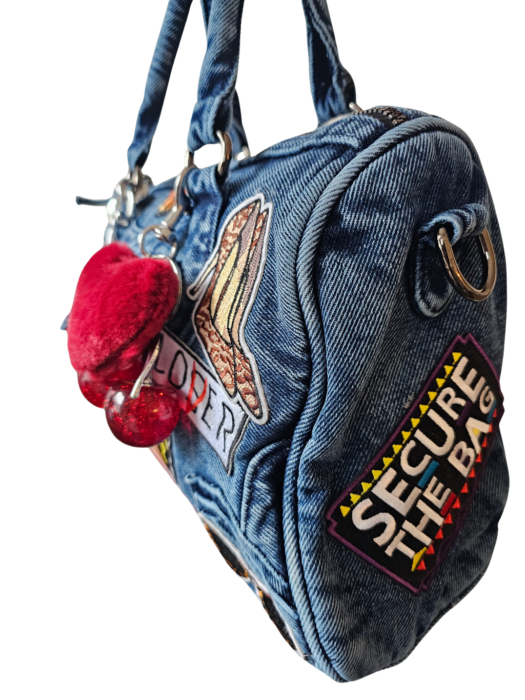 Sisterhood Denim Patch Work Bag