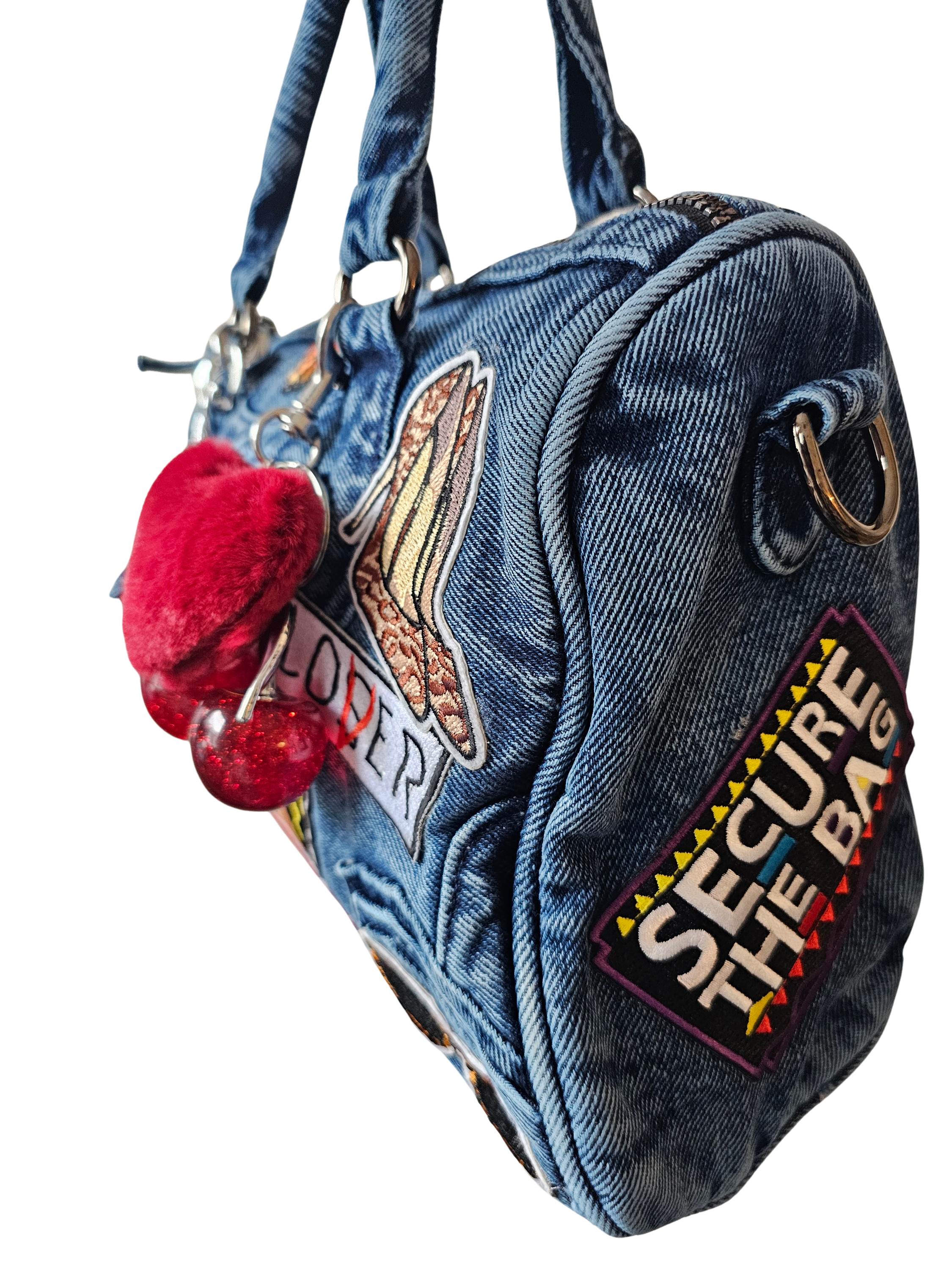 Sisterhood Denim Patch Work Bag