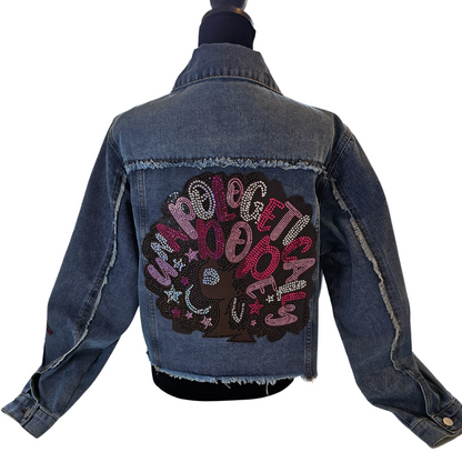 Custom Denim Bling Jacket