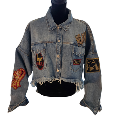 Custom Denim Bling Jacket