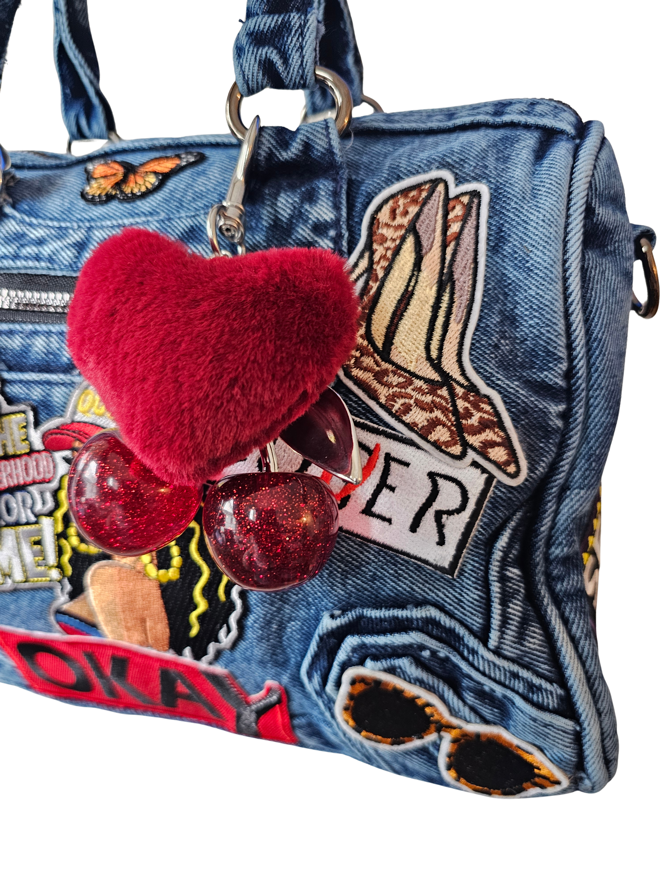 Sisterhood Denim Patch Work Bag
