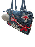 She Is Fearless Denim Bag & Cap Set
