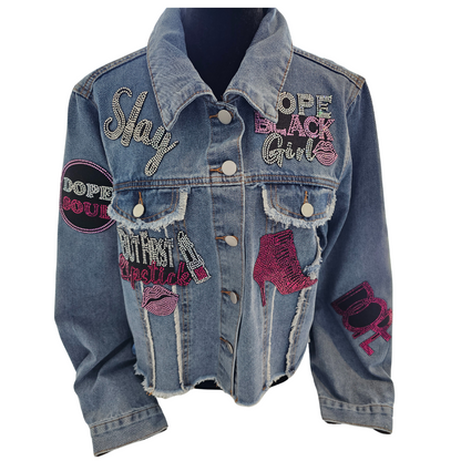 Custom Denim Bling Jacket