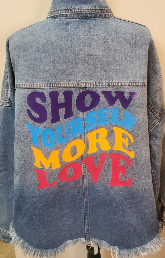 More Love High-low Shirt Jacket