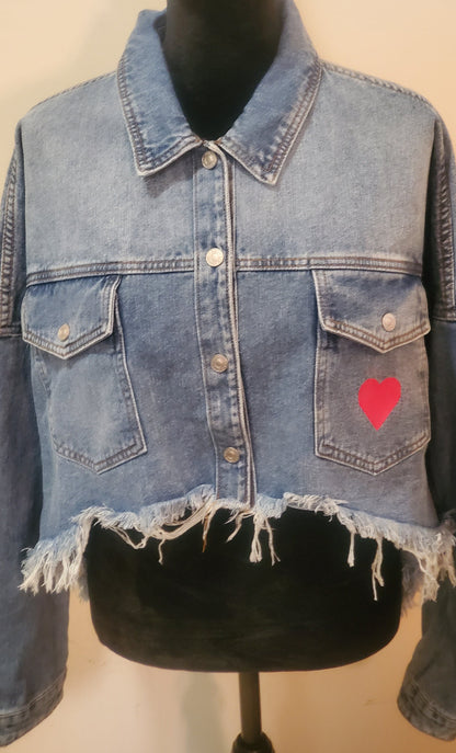 More Love High-low Shirt Jacket